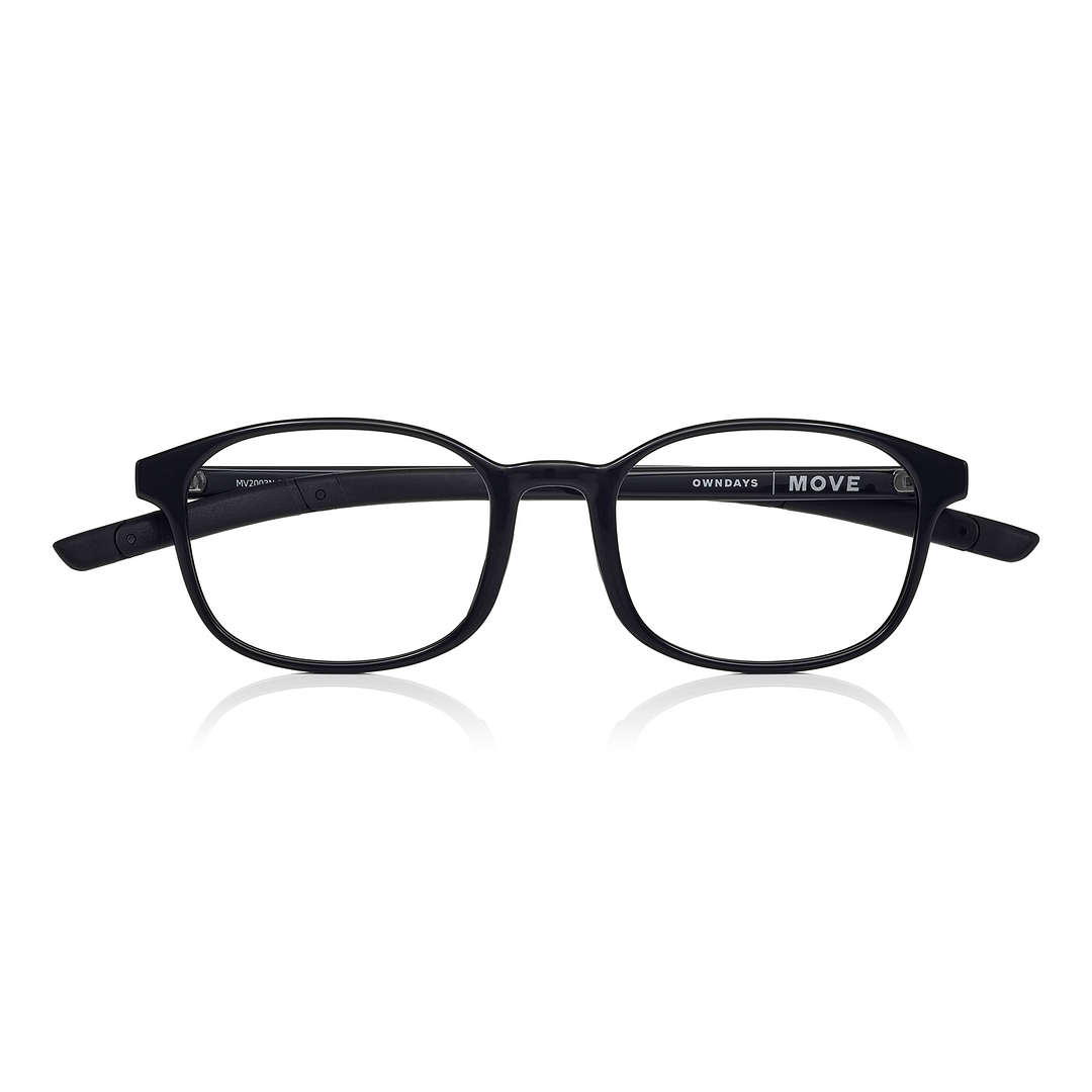 OWNDAYS | MOVE Black Full Rim Wellington right side